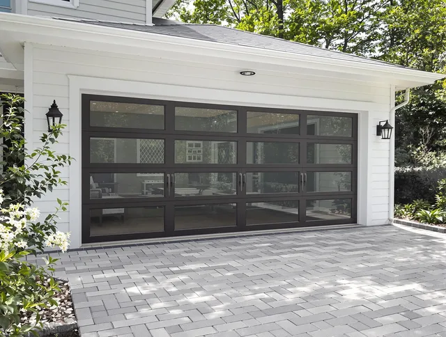 Dana Point Garage Door Repair design specialist presenting custom garage door options to Dana Point homeowner