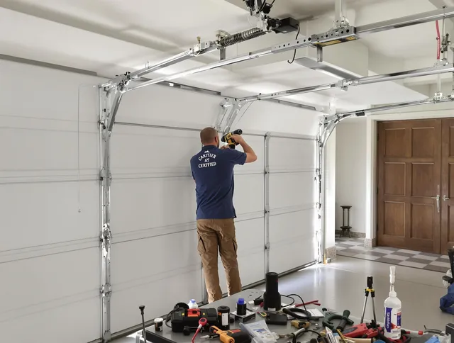 Dana Point Garage Door Repair certified technician performing precision garage door repair in Dana Point