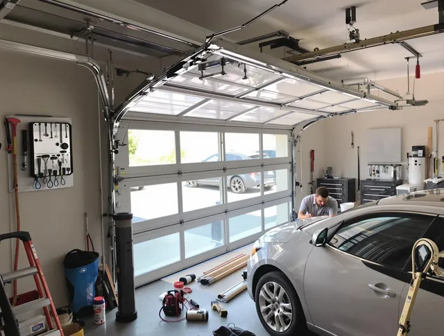 Garage door noise reduction service by Dana Point Garage Door Repair in Dana Point