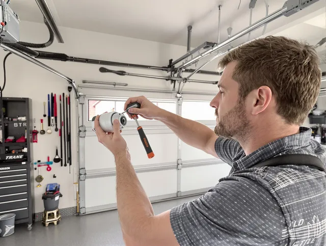 Garage door opener repair service by Dana Point Garage Door Repair in Dana Point
