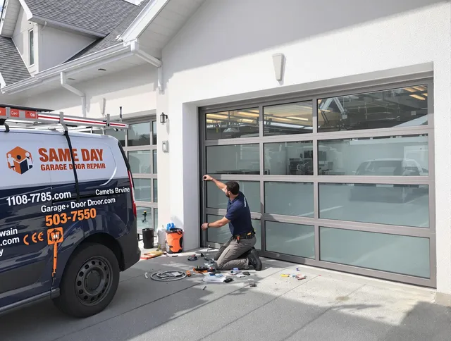 Same-day garage door repair service by Dana Point Garage Door Repair in Dana Point