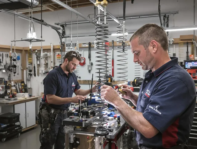 Garage door spring repair service by Dana Point Garage Door Repair in Dana Point